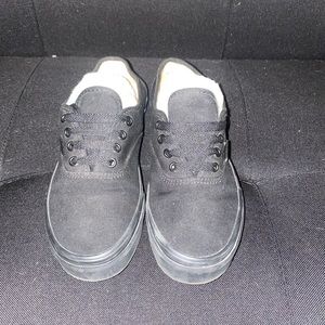 Vans Kids Authentic black on black Shoe size 3.5